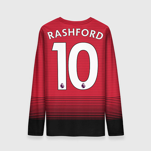 Мужской лонгслив Rashford home 18-19 / 3D-принт – фото 2