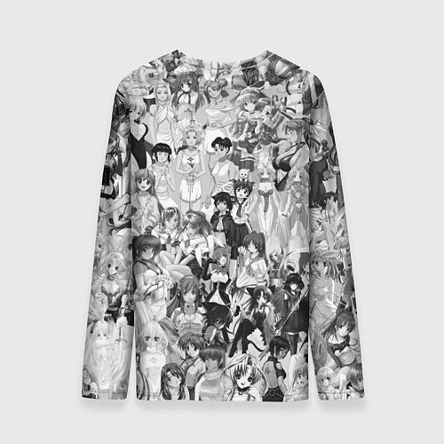 Мужской лонгслив SENPAI Stories / 3D-принт – фото 2