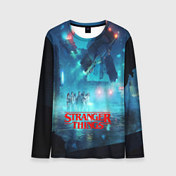 Мужской лонгслив Stranger Things: Space Light