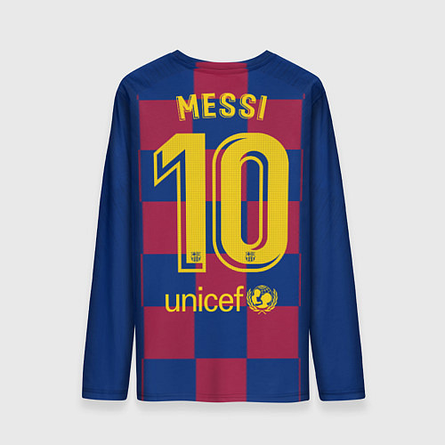 Мужской лонгслив Messi home 19-20 season / 3D-принт – фото 2