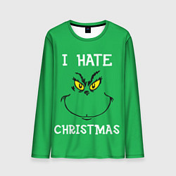 Мужской лонгслив I hate christmas