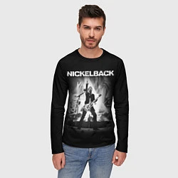 Лонгслив мужской Nickelback Rock, цвет: 3D-принт — фото 2