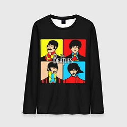 Лонгслив мужской The Beatles: Pop Art, цвет: 3D-принт