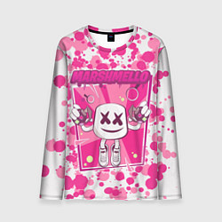 Лонгслив мужской Marshmello: Pink Fashion, цвет: 3D-принт