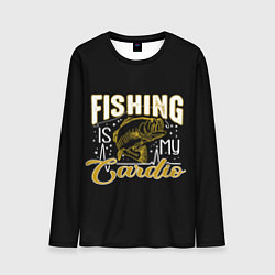 Мужской лонгслив Fishing is my Cardio