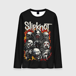 Лонгслив мужской Slipknot: Faces, цвет: 3D-принт