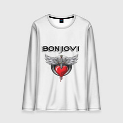 Лонгслив мужской Bon Jovi, цвет: 3D-принт