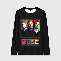 Мужской лонгслив Muse pop-art