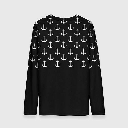 Мужской лонгслив Минималистичные Якоря / 3D-принт – фото 2