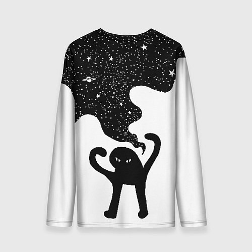 Мужской лонгслив Ъуъ съука - космос / 3D-принт – фото 2