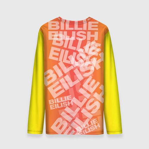 Мужской лонгслив Billie Eilish: Yellow Mood / 3D-принт – фото 2