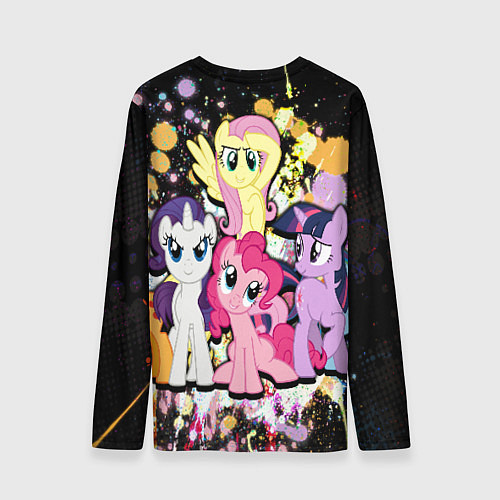 Мужской лонгслив My little pony band / 3D-принт – фото 2