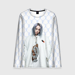 Лонгслив мужской BILLIE EILISH: White Fashion, цвет: 3D-принт