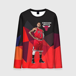 Лонгслив мужской Chicago Bulls, цвет: 3D-принт