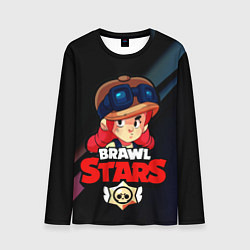 Мужской лонгслив Brawl Stars - Jessie