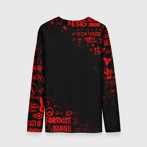 Мужской лонгслив ASTRALIS / 3D-принт – фото 2