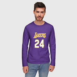 Лонгслив мужской Los Angeles Lakers Kobe Brya, цвет: 3D-принт — фото 2