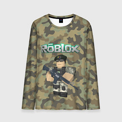 Мужской лонгслив Roblox 23 February Camouflage