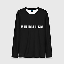 Лонгслив мужской Minimalism, цвет: 3D-принт