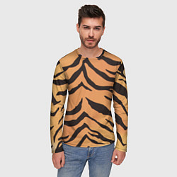 Лонгслив мужской Тигриный камуфляж, цвет: 3D-принт — фото 2