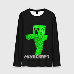 Лонгслив мужской MINECRAFT CREEPER, цвет: 3D-принт