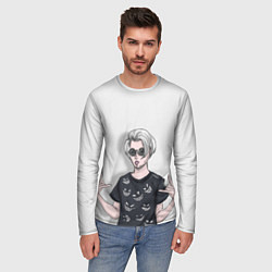 Лонгслив мужской Pyrokinesis, цвет: 3D-принт — фото 2