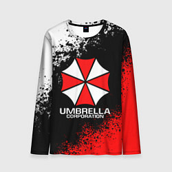 Лонгслив мужской RESIDENT EVIL UMBRELLA, цвет: 3D-принт