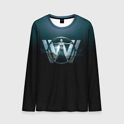 Лонгслив мужской Westworld Logo, цвет: 3D-принт