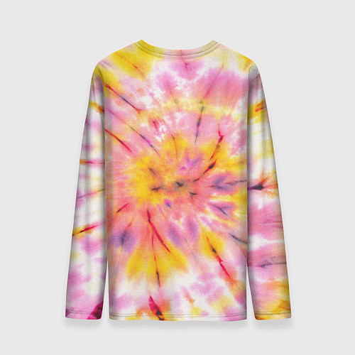 Мужской лонгслив Rolling Stones tie-dye / 3D-принт – фото 2