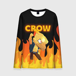 Лонгслив мужской BRAWL STARS CROW, цвет: 3D-принт