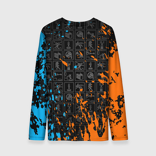 Мужской лонгслив PORTAL 2 / 3D-принт – фото 2