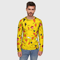 Лонгслив мужской Pikachu, цвет: 3D-принт — фото 2