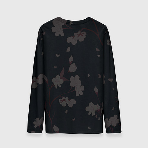 Мужской лонгслив Сакура и рамен / 3D-принт – фото 2