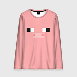 Мужской лонгслив Minecraft Pig