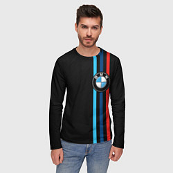 Лонгслив мужской BMW M SPORT CARBON, цвет: 3D-принт — фото 2