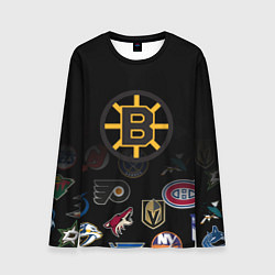 Лонгслив мужской NHL Boston Bruins Z, цвет: 3D-принт