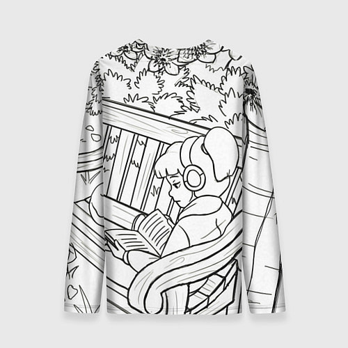 Мужской лонгслив Музыка / 3D-принт – фото 2