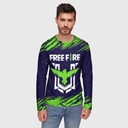 Лонгслив мужской FREE FIRE ФРИ ФАЕР, цвет: 3D-принт — фото 2