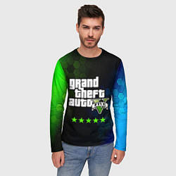 Лонгслив мужской GTA 5 ГТА 5, цвет: 3D-принт — фото 2