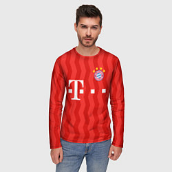 Лонгслив мужской FC Bayern Munchen униформа, цвет: 3D-принт — фото 2