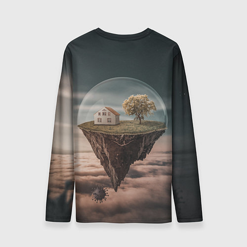 Мужской лонгслив Самоизоляция / 3D-принт – фото 2