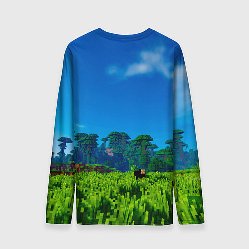 Мужской лонгслив Minecraft Майнкрафт / 3D-принт – фото 2