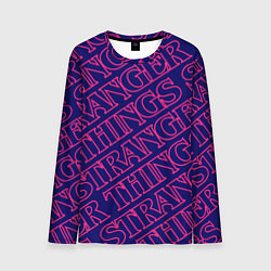Лонгслив мужской ОЧЕНЬ СТРАННЫЕ ДЕЛА STRANGER, цвет: 3D-принт