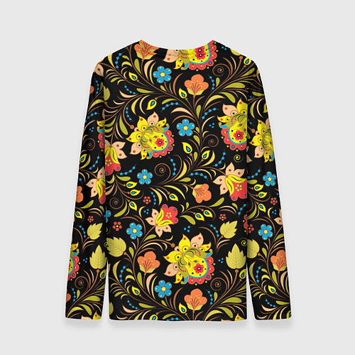Мужской лонгслив Русская красавица / 3D-принт – фото 2