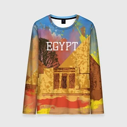 Лонгслив мужской Египет Пирамида Хеопса, цвет: 3D-принт