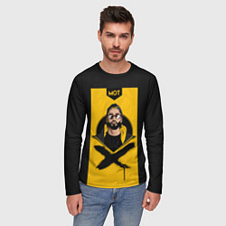 Лонгслив мужской Мот, цвет: 3D-принт — фото 2