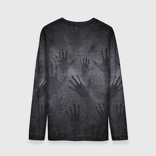 Мужской лонгслив ЛАДОНИ УШЕДШИХ / 3D-принт – фото 2