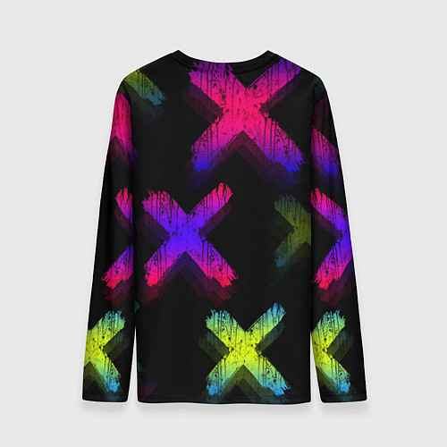 Мужской лонгслив Крестики / 3D-принт – фото 2