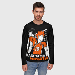 Лонгслив мужской Haikyuu Hinata Kageyama, цвет: 3D-принт — фото 2