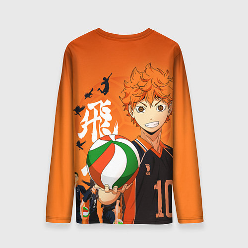 Мужской лонгслив ВОЛЕЙБОЛ!! HAIKYUU!! / 3D-принт – фото 2